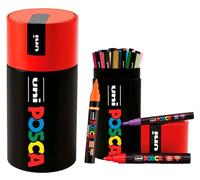 Posca 186834 POSCA Marker UNI 13er Metalldose, sort
