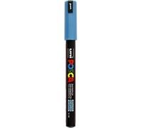 UNI-BALL Marqueur Pte calibrée extra-fine POSCA PC1MR 0,7mm Bleu Métal