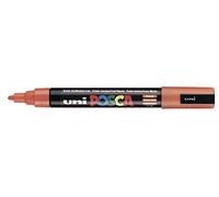Mitsubishi Pencil – Marqueur Posca PC-5M – Pointe conique moyenne – Orange foncé