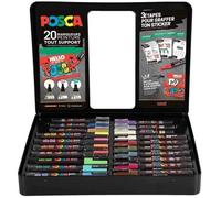 Posca - Malette - Street Graffiti - 20 marqueurs - PC11M - PC3M - PC5M