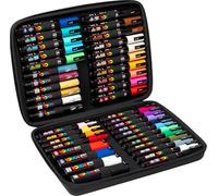 Posca Coffret Premium 40 marqueurs PC1MC/PC3M/PC5M/PC8K Multicolore - Peinture à base d'eau