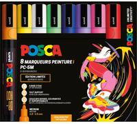 Posca Marker Set PC5M 8 pcs couleurs pop - créatif Brushpen Set