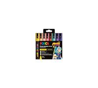 Posca Marqueurs PC-5M Manga Hero – Pigment, pointe ronde – Étui de 8 multicolores