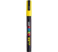Mitsubishi Pencil Marqueur Posca PC3M - pointe fine 0,9 à 1,3 mm - jaune