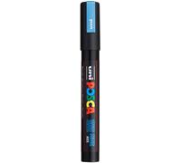 POSCA Marqueur PC-5M – Pointe conique moyenne 1,8–2,5 mm – Bleu métal