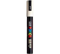 POSCA - Marqueur acrylique PC-5M ivoire, pointe ronde 1,8-2,5 mm | Marqueur à encre pigmentée à base d'eau, opaque, pour presque toutes les surfaces, pointe remplaçable