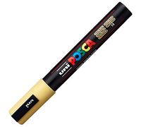 POSCA - Marqueur acrylique PC-5M jaune paille, ronde de 1,8 à 2,5 mm | Marqueurs à encre pigmentée à base d'eau, opaques, pour presque toutes les surfaces, pointe remplaçable