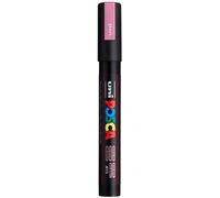 POSCA - Marqueur acrylique PC-5M rose métallisé, pointe ronde 1,8-2,5 mm | Marqueur à encre pigmentée à base d'eau, opaque, pour presque toutes les surfaces, pointe remplaçable