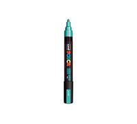 POSCA - Marqueur acrylique PC-5M vert métallisé, pointe ronde 1,8-2,5 mm | Marqueur à encre pigmentée à base d'eau, opaque, pour presque toutes les surfaces, pointe remplaçable