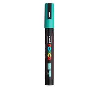 POSCA - Marqueur acrylique PC-5M vert, pointe ronde de 1,8 à 2,5 mm | Marqueur à encre pigmentée à base d'eau, couvrant, pour presque toutes les surfaces, pointe remplaçable