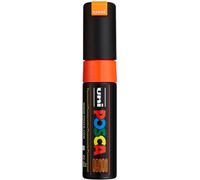 Uni-Ball Posca – Marqueurs PC-8K – Pointe large biseautée – Orange fluo – Lot de 6