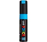 Uni-Ball Marqueur POSCA PC8K – Pointe large biseautée 8 mm – Turquoise fluo