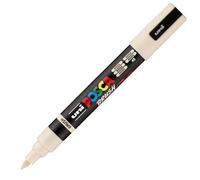 POSCA - Marqueur Brush PC5BR - Pointe Semi-Flexible moyenne 1-4 mm - Peinture Acrylique à Base d'Eau et Pigments - Uni Mitsubishi Pencil - Tout Support - 1 Feutre Noir