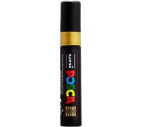 Marqueur posca pc17 rectangulaire extralarge or - posca Doré G