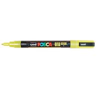 POSCA Marqueur PC3ML Pte conique fine en plastique Jaune Pailleté