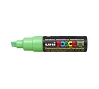 Uni-Ball Posca - Lot de 6 marqueurs pointe large biseautee vert fluo Uni-Ball Posca