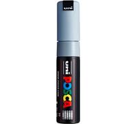 Posca Marqueur peinture PC7M Pointe large conique Encre inodore miscible tous supports Gris