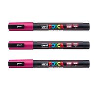 Posca - Marqueurs PC-3 M Uni-Ball - Gamme complète de 40 couleurs disponibles (Lot de 3)