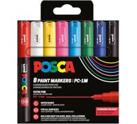 Posca Extra Fine Tip 8 Pc (401651) Marker Pen Multicolore Enfants