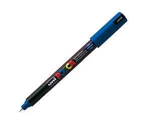 POSCA Osama Uni marker PC1 pointe extra fine avec trait de 0,7 mm couleur bleu