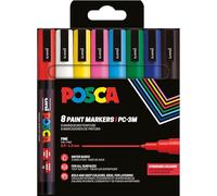 Posca Fine Tip Basic Colors 8 Pc (401659) Marker Pen Multicolore Enfants