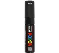 Marqueur Uni-Ball Posca pointe biseautée 8 mm - noir