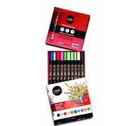 Posca Marqueur pigmentaire PCF-350 Pinceau coloris assortis boîte de 10