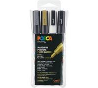 POSCA SET 4 MARQ PC3M NR BC OR AGT G