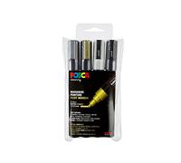 POSCA Set 4 MARQUEURS PC5M Pochette GSW