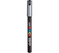POSCA uni-ball 181782 - Marqueur POSCA à pointe calibrée, argenté