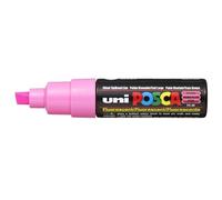 POSCA UNI-BALL Marqueur Pte large biseautée PC8K 8mm Rose Fluo