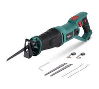 POSENPRO Scie Sabre 750W Professional, Course de 22mm, Poignée Rotative à 180°, Vitesse Variable 0-2800 SPM, Changement de Lame Sans Outil, Scie Sabre Filaire Idéale pour Coupe Bois, Métal & PVC