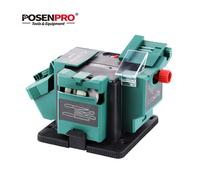 POSENPROElectric - affûteur de couteaux multifonction 65W, perceuse hélicoïdale, foret HSS, ciseaux, ciseau, outil de meulage 3 en 1 PPMS65
