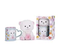 Posh Paws Swizzels 37742 Mug et peluche avec inscription « I Love You » avec inscription « I Love You » Bleu 325 ml