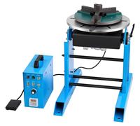 Positionneur rotatif pour soudure, capacité de charge de 300 kg, angle d'inclinaison de -45° à 90°, table pivotante pour positionnement de la soudure, contrôle de la vitesse de 0,2 à 2,5 RPM,électriqu
