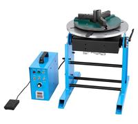 Positionneur rotatif pour soudure, capacité de charge de 441 lbs, angle d'inclinaison de -45° à 90°, table pivotante pour positionnement de la soudure, contrôle de la vitesse de 0,5 à 5 RPM,électrique