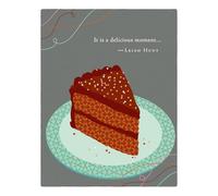 Positively Green Greeting Cards: Birthday - It is a delicious moment (Pack of 6)