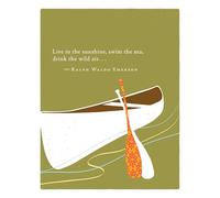 Positively Green Greeting Cards: Birthday - Live in the sunshine, swim in the sea, drink the wild air... (Pack of 6)