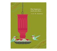 Positively Green Greeting Cards: Birthday - May happiness… catch you often… (Pack of 6)