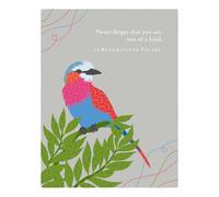 Positively Green Greeting Cards: Birthday - Never forget that you are one of a kind (Pack of 6)