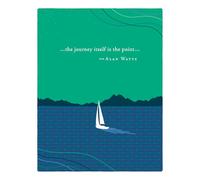 Positively Green Greeting Cards: Birthday - The journey itself is the point (Pack of 6)