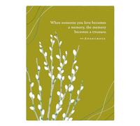 Positively Green Greeting Cards: Sympathy - When someone you love becomes (Pack of 6)