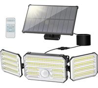 Possily Lampe Solaire Extérieur Détecteur de Mouvement avec Alarme