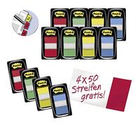 Marque-pages plastiques Post-it - Lot de 12
