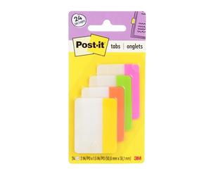 Post-It 3M 686-PLOY 6 onglets rectangulaires Vert, Rose et Jaune (50,8 mm, 38 mm, 6 feuilles)