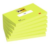 Post-It Bloc-Note Adhésif, 127 X 76 Mm, Vert Néon