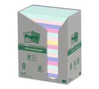 Notes repositionnables recy s couleurs nature Post-It 76 x 127 mm - bloc de 100 feuilles