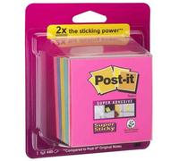 Post-It Bloc-Note Cube Super Sticky Notes 76 X 76 Mm 440 Feuilles Rainbow