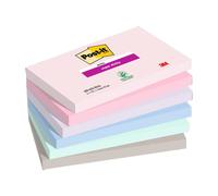 Notes couleurs Soulful Super Sticky Post-it 76 x 127 mm - bloc de 90 feuilles