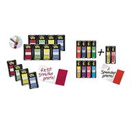 Post-it - BP138 - Marque-page étroit - 12 x 44 mm - Lot de 8 x 35 + 2 x 24 Marque-page flèche gratuit